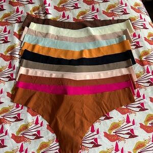 Colorful Seamless Thong Set